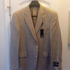 Men's Beige Blazer by Brooks Brothers